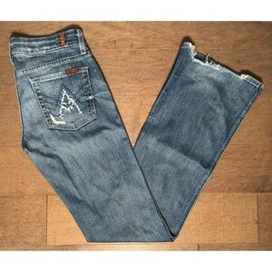 7 For All Mankind A Pocket Low/Mid Rise Jeans